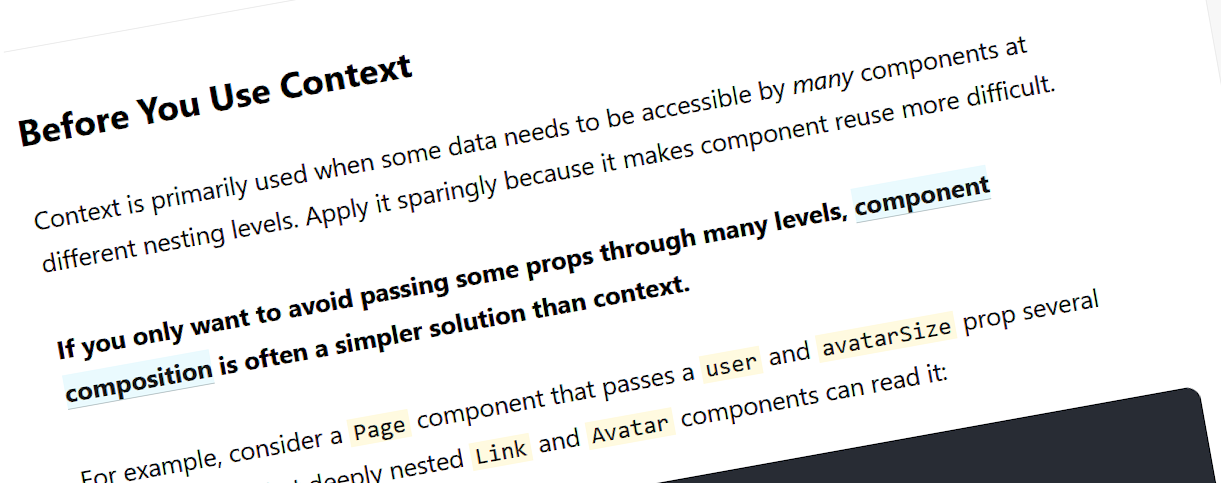 Legacy React Context Documentation